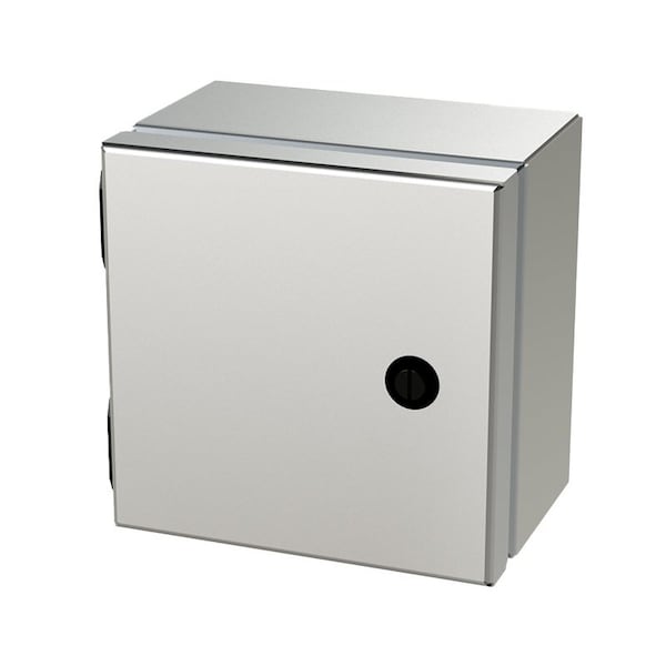 1/4 Turn Latch Electrical Enclosures, 6 in H, 4 in D, 6 in W, NEMA 3R, 4, 4X, 12, 13